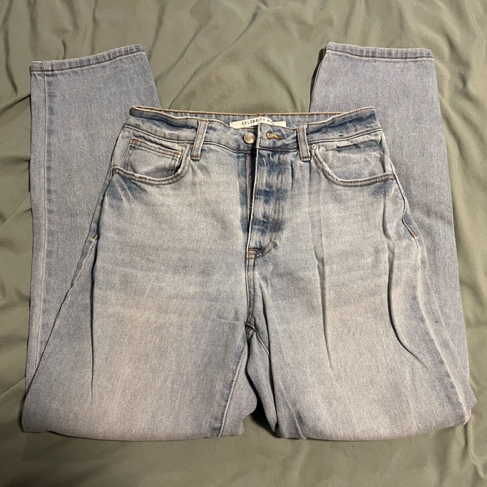 Celebrity Pink Light Blue Straight Leg Jeans